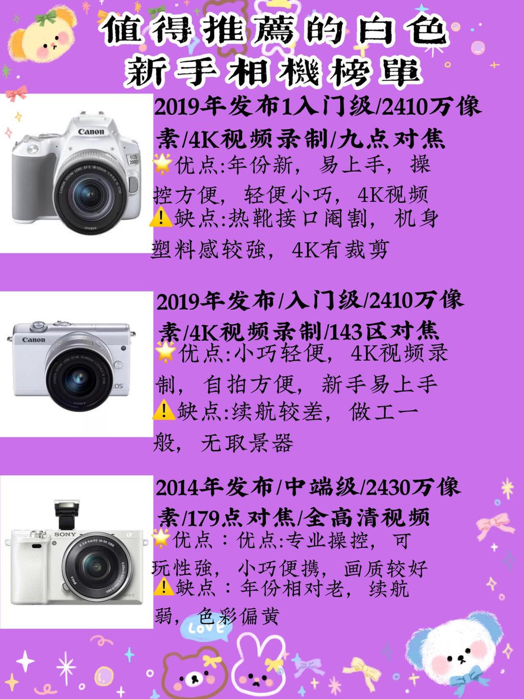 最新流行相机的观点论述与解析